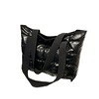 Women's Large Nylon Solid Color Fashion Square Zipper Tote Bag sku image 2