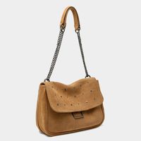 Women's Small All Seasons Pu Leather Solid Color Fashion Square Flip Cover Shoulder Bag main image 5