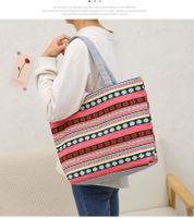Women's Ethnic Style Animal Stripe Canvas Shopping Bags main image 5
