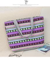 Women's Ethnic Style Animal Stripe Canvas Shopping Bags sku image 6