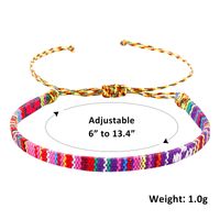 Bohemian Colorful Polyester Braid Women's Bracelets main image 5