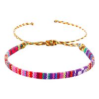 Bohemian Colorful Polyester Braid Women's Bracelets sku image 19