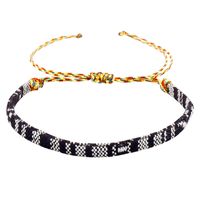 Bohemian Colorful Polyester Braid Women's Bracelets sku image 1