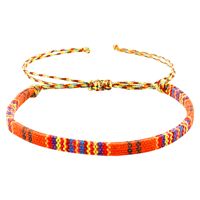 Bohemian Colorful Polyester Braid Women's Bracelets sku image 23
