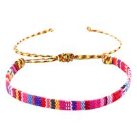 Bohemian Colorful Polyester Braid Women's Bracelets sku image 8