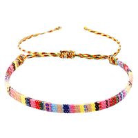 Bohemian Colorful Polyester Braid Women's Bracelets sku image 7
