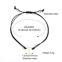 Simple Style Constellation Stainless Steel Rope Knitting Women's Bracelets 1 Piece main image 4