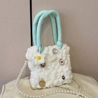 Femmes Moyen Peluche Dessin Animé Mignon Ornement Carré Boucle Cachée Sac Bandoulière sku image 15