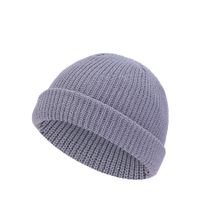 Men's Simple Style Solid Color Crimping Wool Cap main image 5