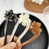 Retro Flower Acetic Acid Sheets Stoving Varnish Hairpin 1 Piece main image 4