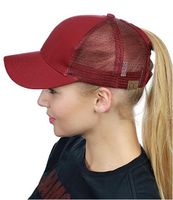Women's Sweet Solid Color Curved Eaves Baseball Cap main image 4