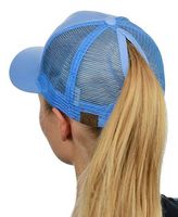 Women's Sweet Solid Color Curved Eaves Baseball Cap main image 3