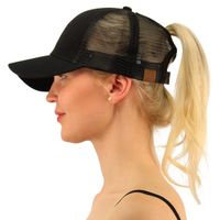 Women's Sweet Solid Color Curved Eaves Baseball Cap main image 6