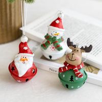 Christmas Cute Santa Claus Snowman Resin Party Hanging Ornaments main image 4