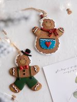Christmas Cute Gingerbread Resin Party Hanging Ornaments 1 Piece main image 4