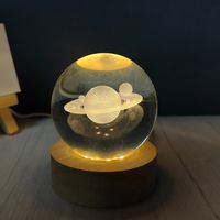 Creative Crafts Decoration Crystal Ball Small Night Lamp sku image 3
