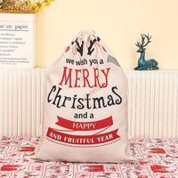 Christmas Fashion Deer Cloth Party Gift Wrapping Supplies 1 Piece sku image 3