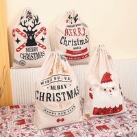 Christmas Fashion Deer Cloth Party Gift Wrapping Supplies 1 Piece main image 1