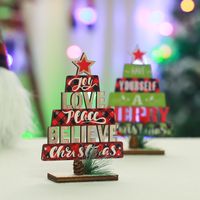 Christmas Christmas Letter Wood Party Ornaments 1 Piece main image 5