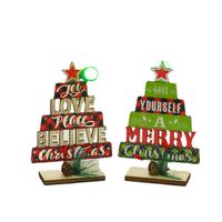 Christmas Christmas Letter Wood Party Ornaments 1 Piece main image 4