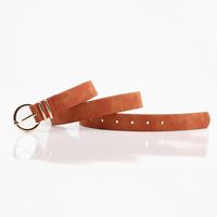 Fashion Geometric Pu Leather Belt Buckle Women's Leather Belts 1 Piece sku image 4