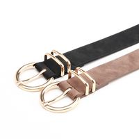 Fashion Geometric Pu Leather Belt Buckle Women's Leather Belts 1 Piece main image 4
