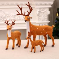 Christmas Fashion Deer Plastic Party Decorative Props 1 Piece sku image 1