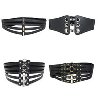 Fashion Solid Color Pu Leather Buckle Women's Leather Belts 1 Piece main image 1