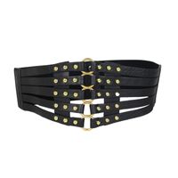 Fashion Solid Color Pu Leather Buckle Women's Leather Belts 1 Piece main image 5