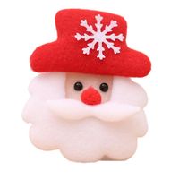 Christmas Animal Santa Claus Cloth Brooches 1 Piece main image 5