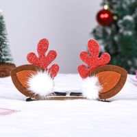 Christmas Christmas Antlers Resin Party Costume Props 1 Pair sku image 3