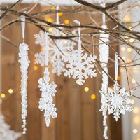 Christmas Cute Snowflake Arylic Party Hanging Ornaments 1 Piece main image 3