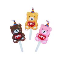 Birthday Cute Little Bear Paraffin Party Candle 1 Piece main image 2