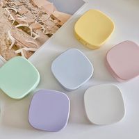 Simple Portable Glossy Storage Box Contact Lenses Case main image 3
