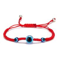 Mode Œil Alliage Verre Corde Tresser Femmes Bracelets main image 5