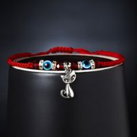 Fashion Eye Alloy Glass Rope Braid Women's Bracelets sku image 9