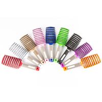 Fashion Solid Color Rubber Hair Combs 1 Piece main image 4