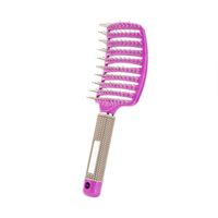 Fashion Solid Color Rubber Hair Combs 1 Piece sku image 1