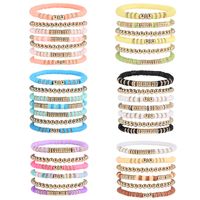 Fashion Geometric Soft Clay Plating Unisex Bracelets 1 Set main image 6