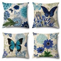 Fashion Animal Flower Linen Pillow Cases main image 5