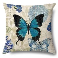 Fashion Animal Flower Linen Pillow Cases sku image 1