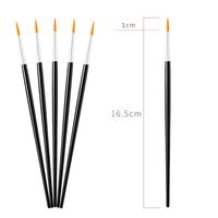 Simple Nylon Oil Painting Hook Line Pen Flat Brush sku image 5