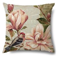 Fashion Animal Flower Linen Pillow Cases sku image 13