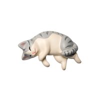 Sweet Sleeping Cartoon Cute Cat Creative Diy Home Decor Magnetic Fridge Sticker sku image 3
