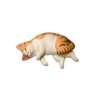 Sweet Sleeping Cartoon Cute Cat Creative Diy Home Decor Magnetic Fridge Sticker sku image 1