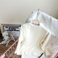 Básico Color Sólido Terciopelo Poliéster T-camisas Y Camisas sku image 3