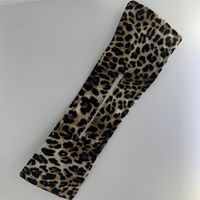 Simple Style Solid Color Leopard Cloth Hair Band 1 Piece sku image 5