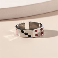 Fashion Dice Alloy Plating Unisex Open Ring 1 Piece main image 3