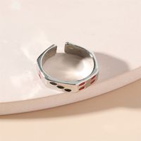 Fashion Dice Alloy Plating Unisex Open Ring 1 Piece main image 2