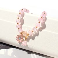 Fashion Flower Glass Beaded Women's Bracelets 1 Piece main image 3